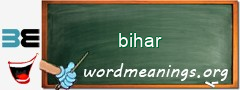 WordMeaning blackboard for bihar